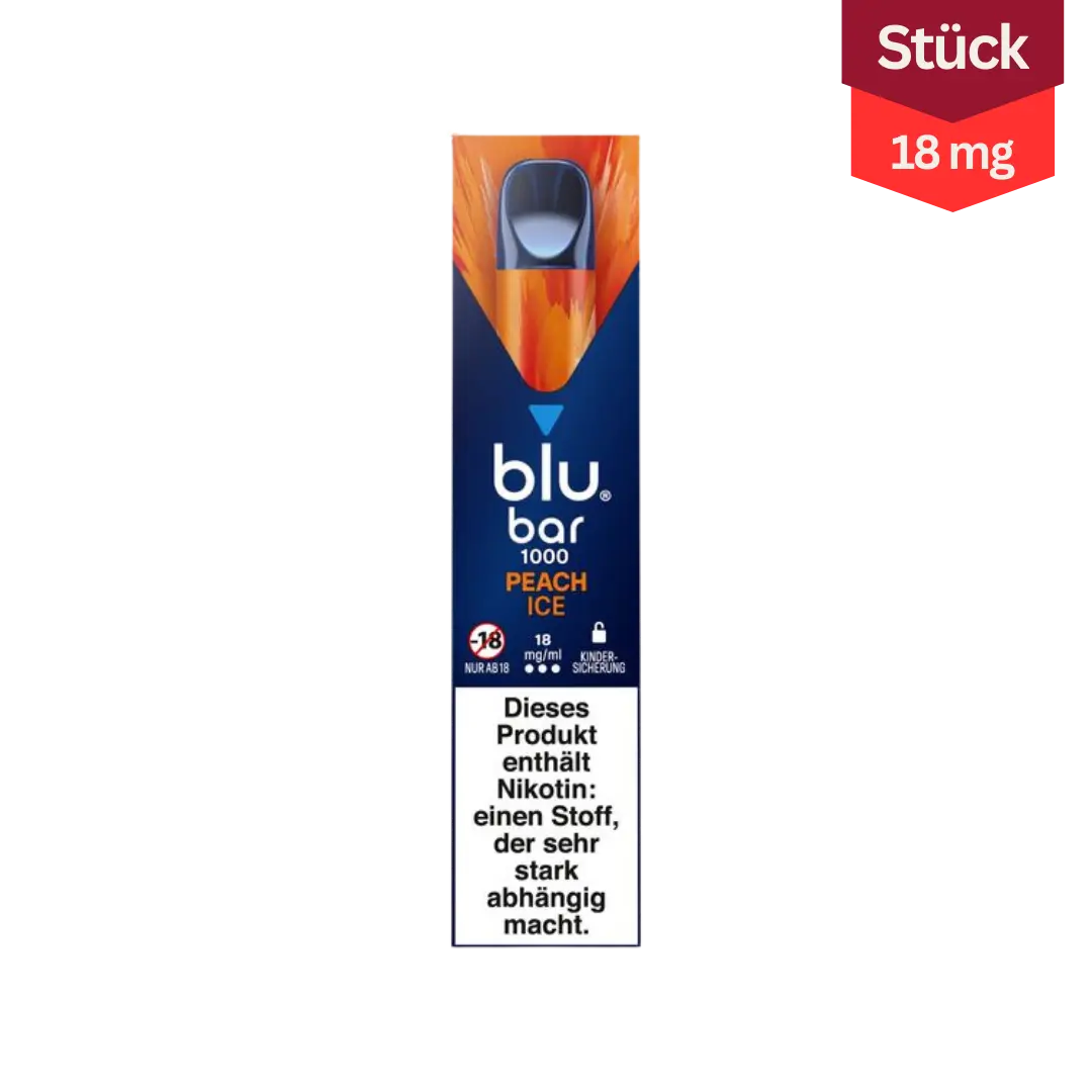 blu bar vape peach ice 18mg