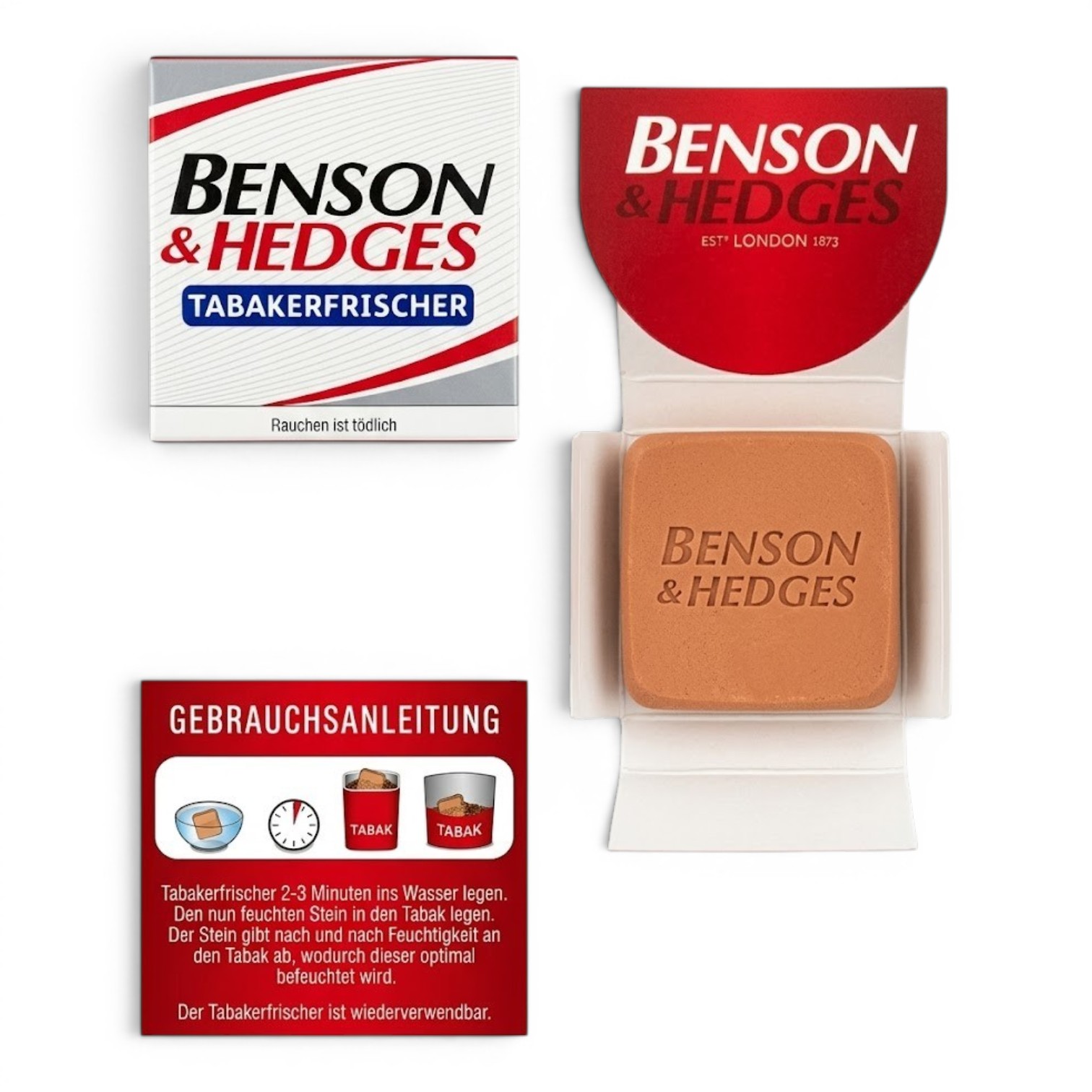 Benson & Hedges Tabakerfrischer Tabakstein kaufen