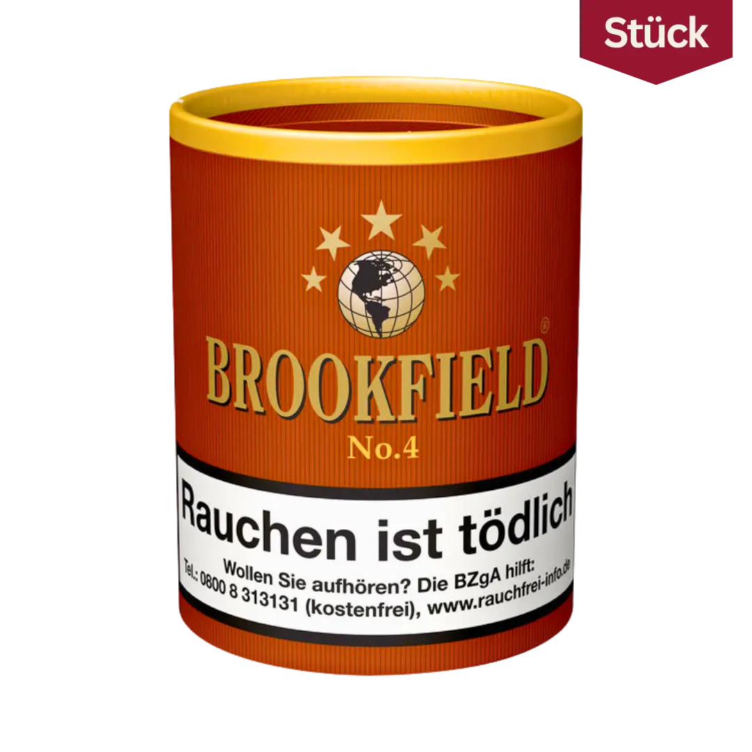 Brookfield No. 4 Tabak Pfeifentabak Dose