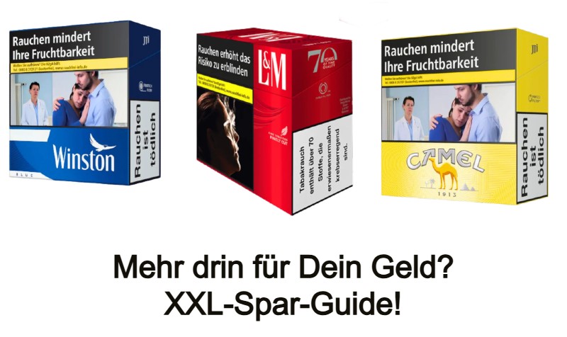 Günstige Zigaretten in XXL-Packungen online kaufen und sparen