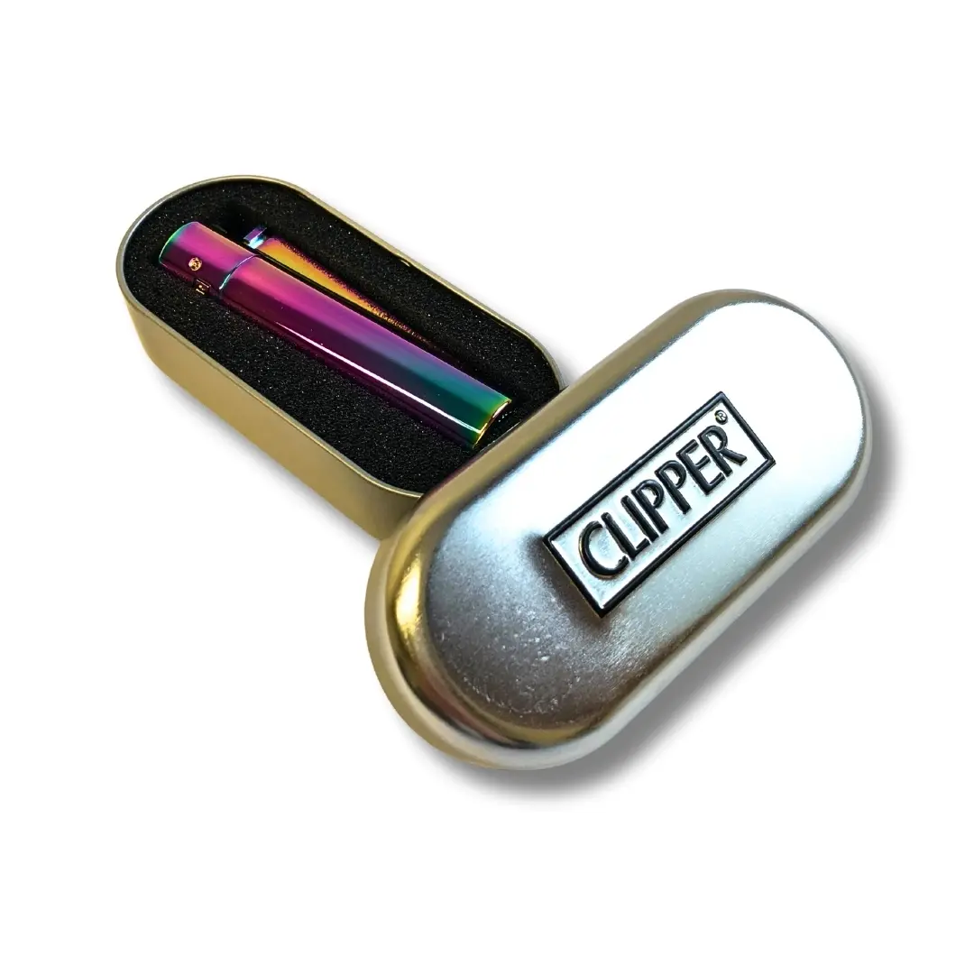 Clipper Feuerzeug Metall Icy Verpackung