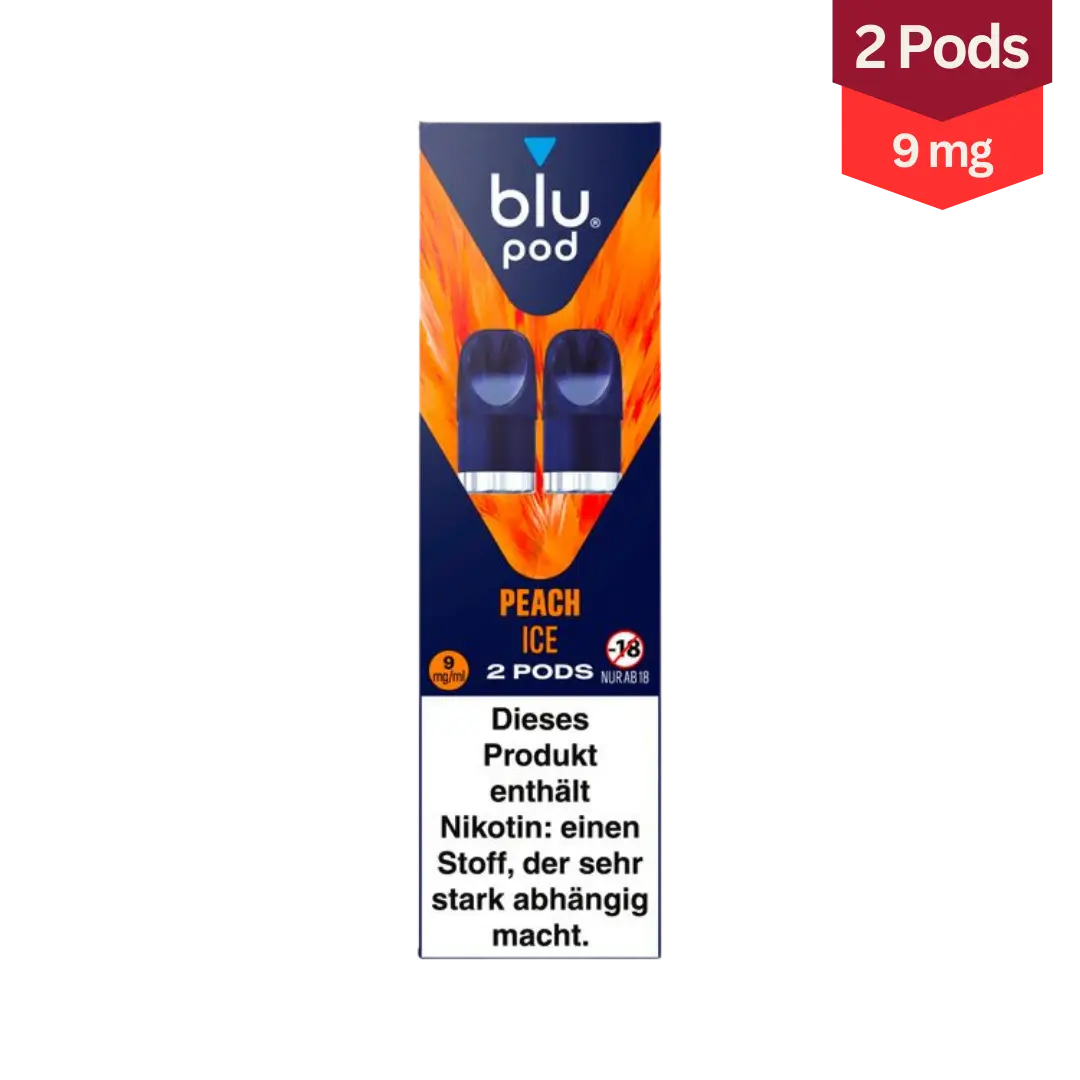 blu Pod Vape Peach Ice 9mg