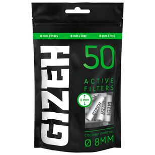 Gizeh Black Active Filter 8mm (50 Stück)