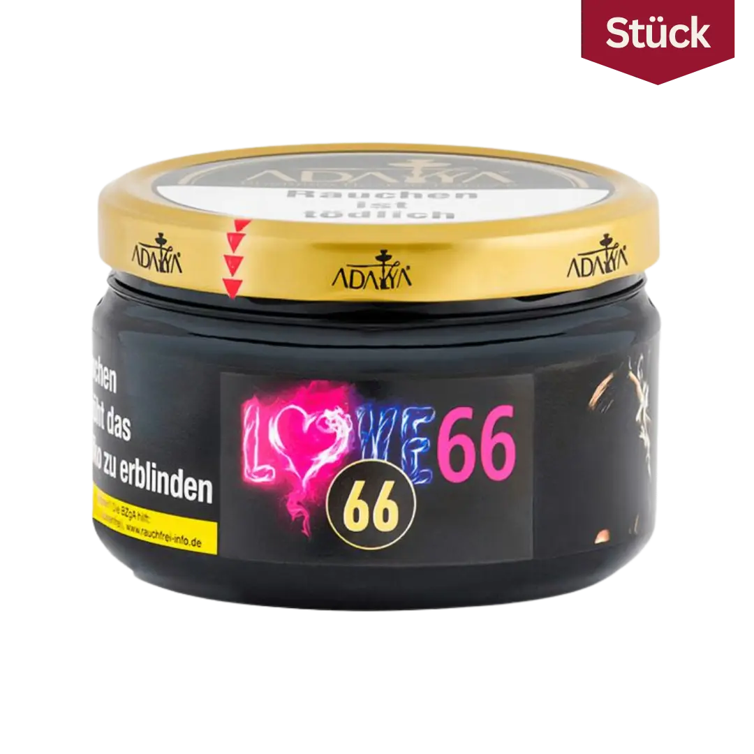 Adalya Love 66 Honigmelone Maracuja Wassermelone Tabak Shishatabak 200g