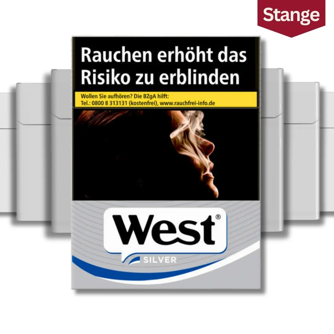 West Silver Zigaretten Stange
