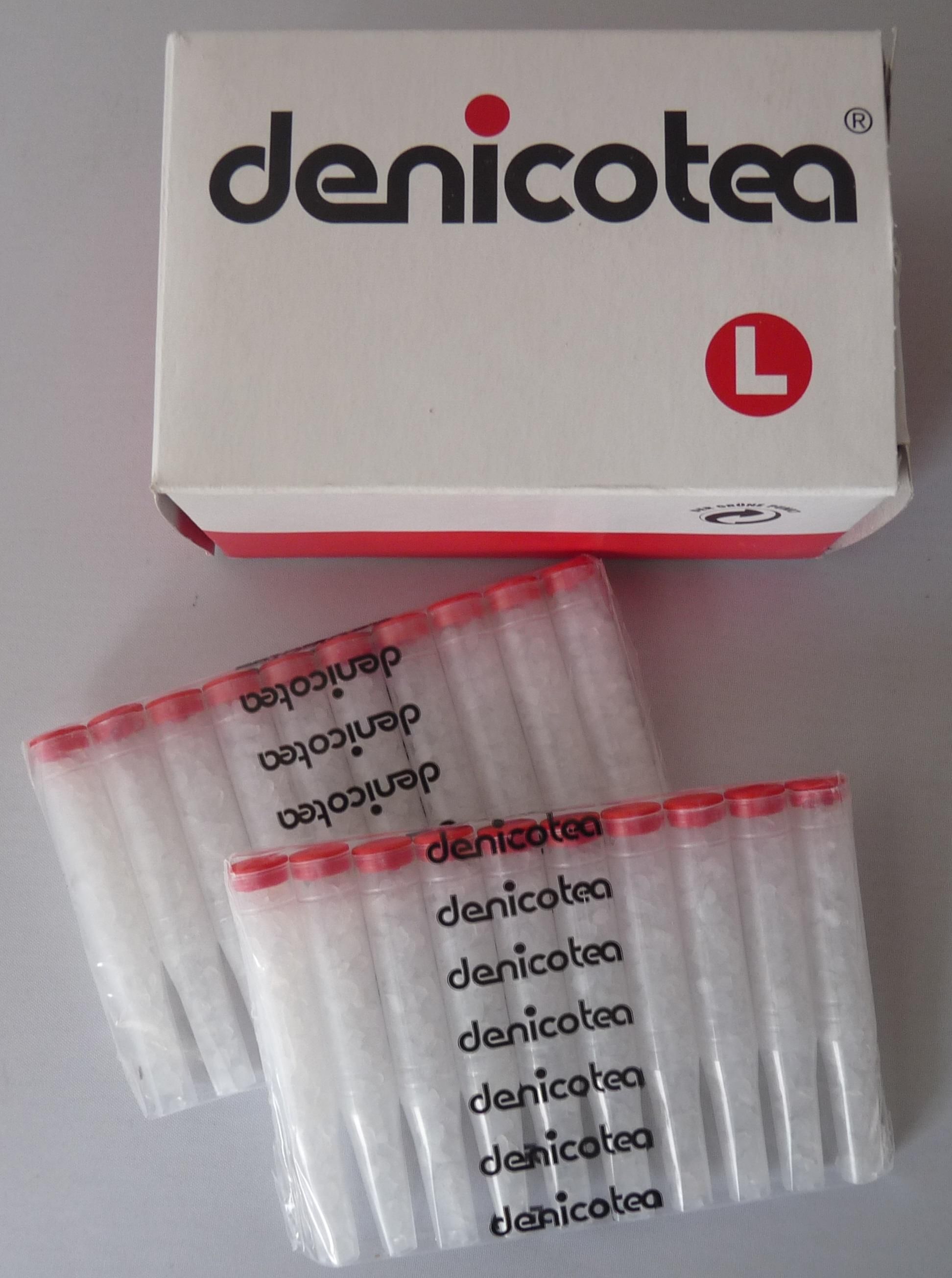 Denicotea Filter L, Zigarettenspitze, Zigarettenfilter 50 Stück