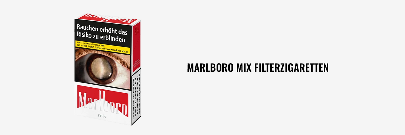 Marlboro Mix Filterzigaretten – ausgewogene rote Packung