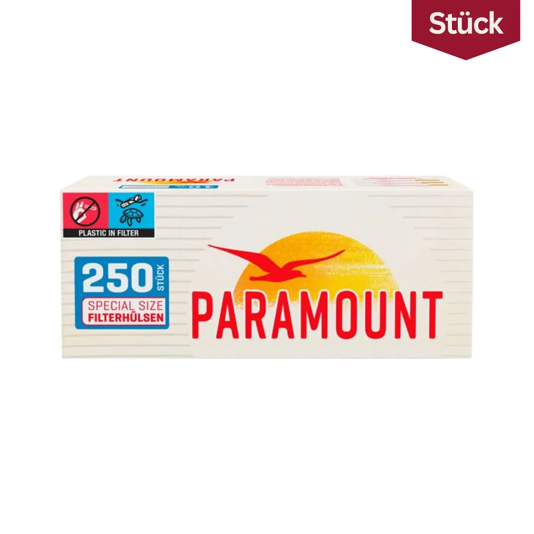Paramount Red Extra Hülsen (250 Stück) Paramount Red Extra Hülsen (250 Stück)