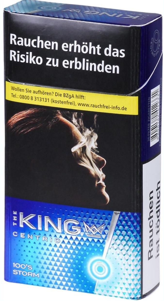 !ALTPREIS! King Centrio Storm 100 Zigaretten (20 Stück)