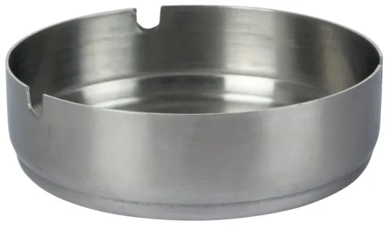 Aschenbecher Edelstahl chrom 10cm