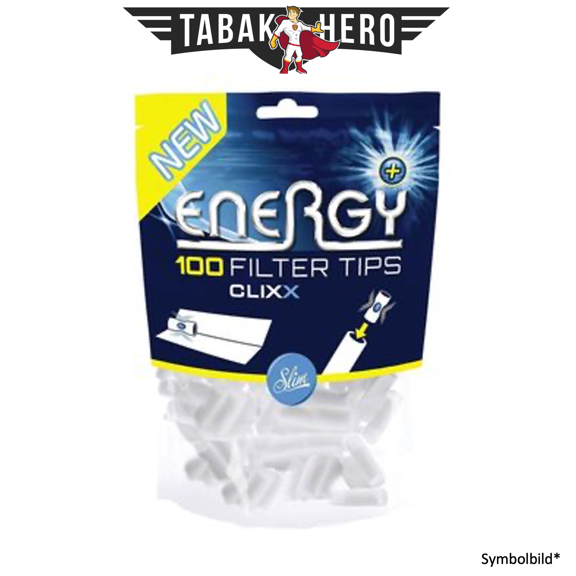 Energy+ CLIXX Filter Tips (Elixyr) mit Klick 100 Stk.