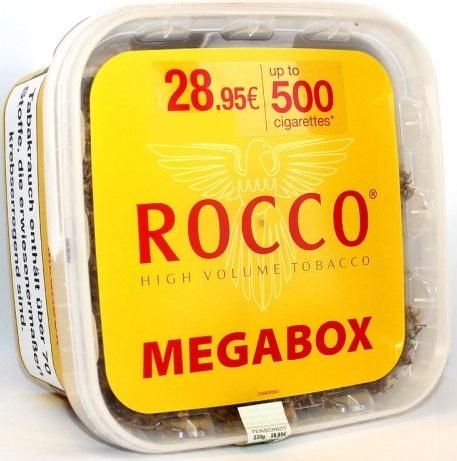 Rocco High Volume Megabox Tabak 185g Eimer (Stopftabak / Volumentabak)