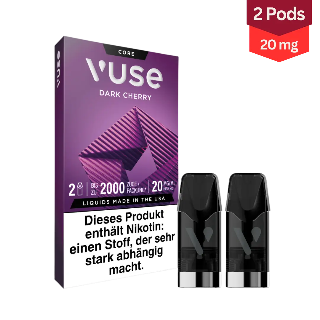 Vuse Vape Pods Dark Cherry 20mg (1x2 Stück)