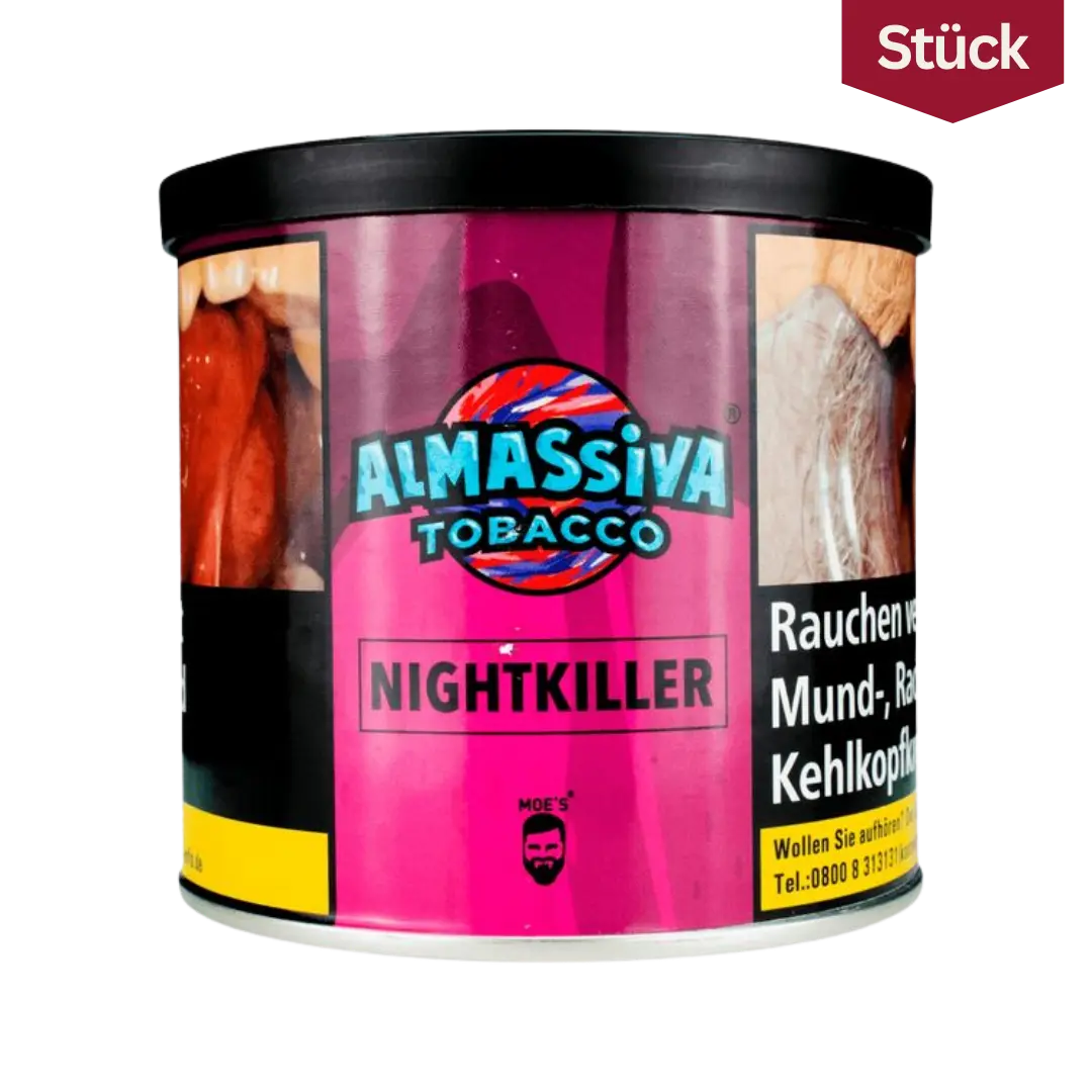 Al Massiva Nightkiller Tabak Shishatabak 200g