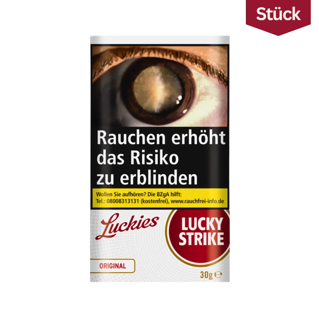 Lucky Strike Original Red Tabak Feinschnitt Pouch (30g)