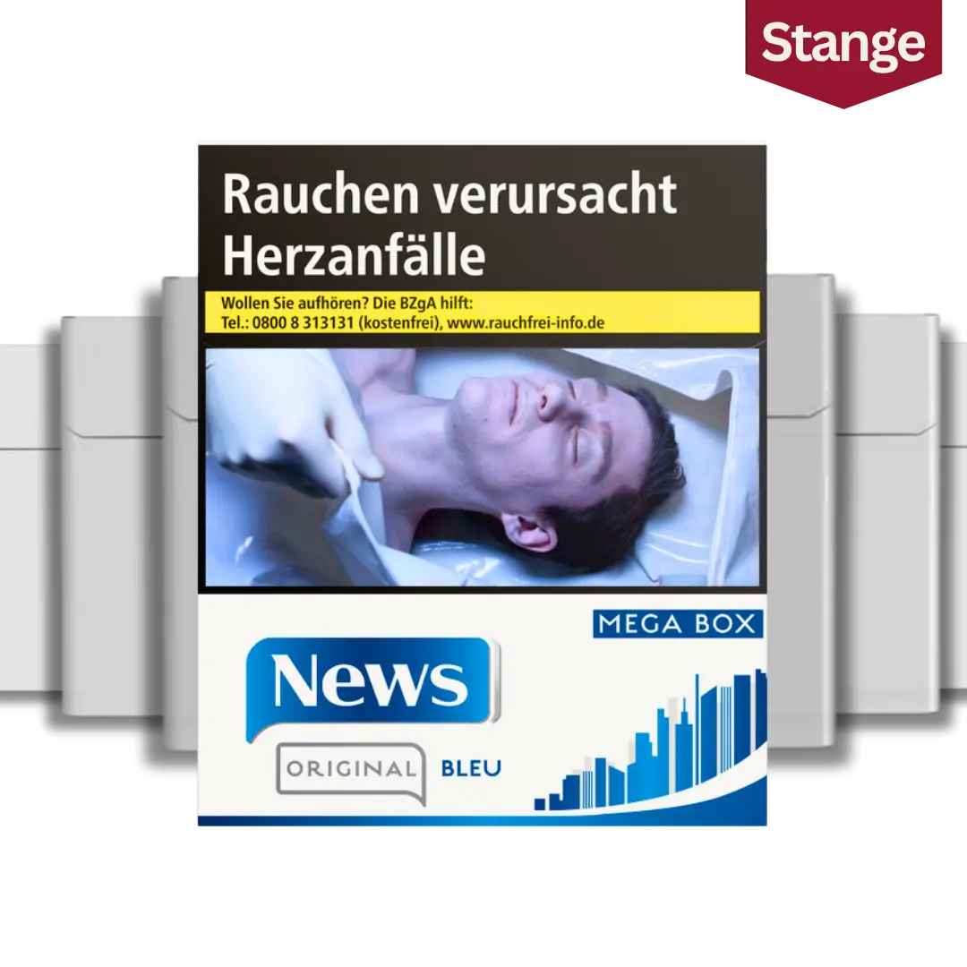 News Original Bleu Blue Zigaretten Stange L