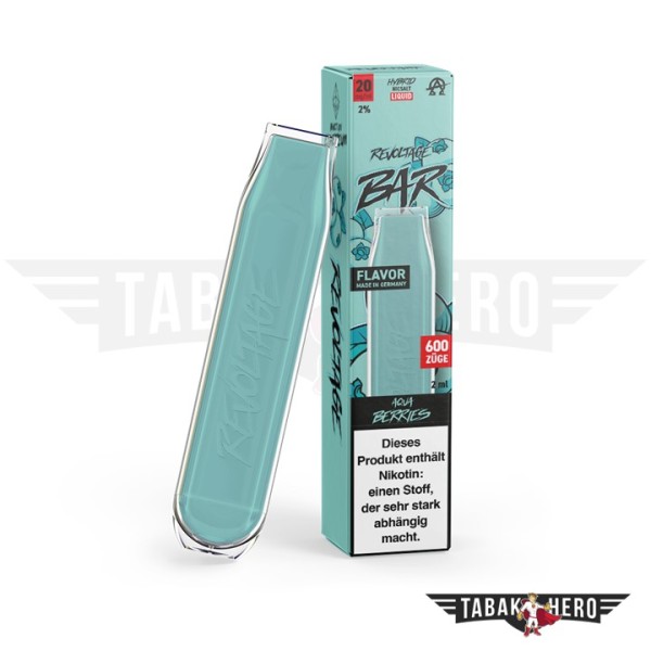 Revoltage Aqua Berries Einweg E-Zigarette Vape 0mg (1 Stück) 