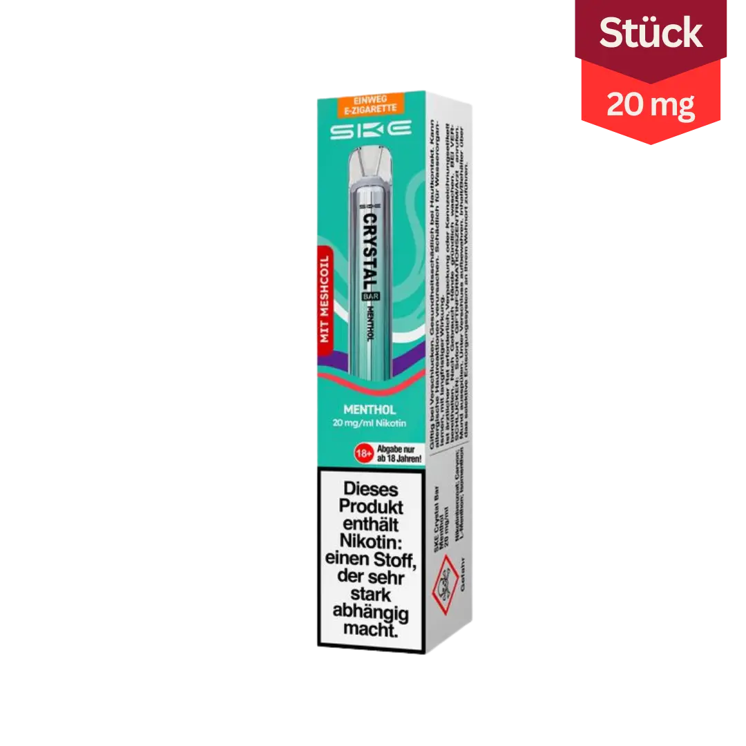 SKE Crystal Bar Menthol 20mg