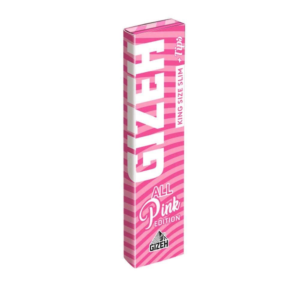2 Gizeh Blättchen Pink Long papes + Tips (34 Blatt)