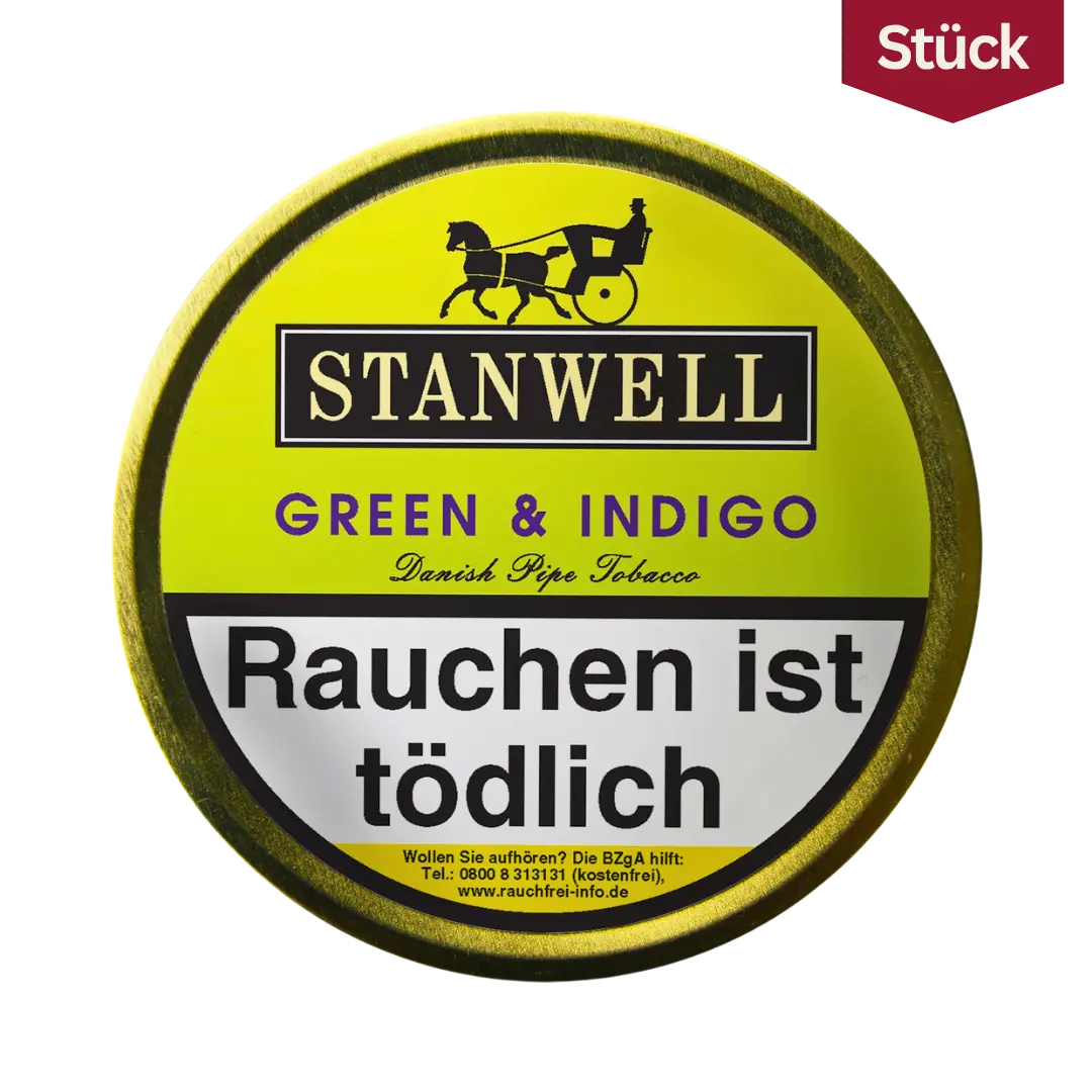 Bundle: Stanwell Green & Indigo Pfeifentabak Dose (5x50g)