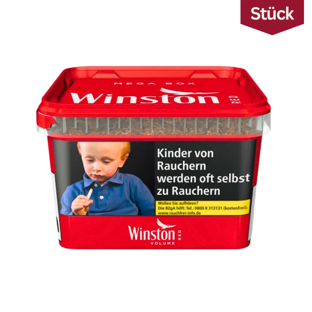 Winston Red Tabak Volumentabak Eimer (120g)