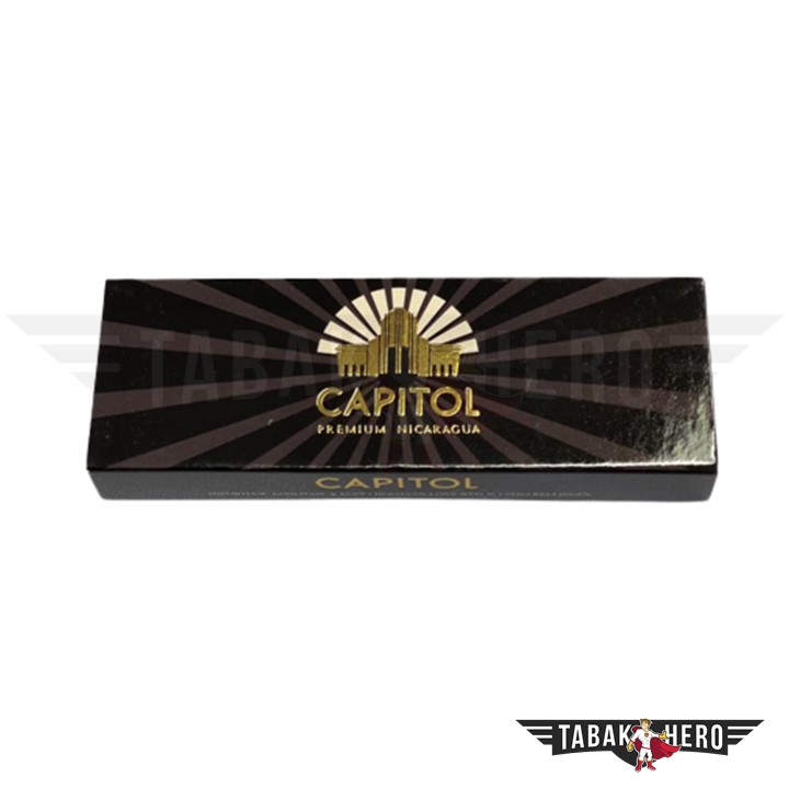 Myon - Humidor Racing Edition Gelb + 10x Capitol Zigarren + Streichhölzer