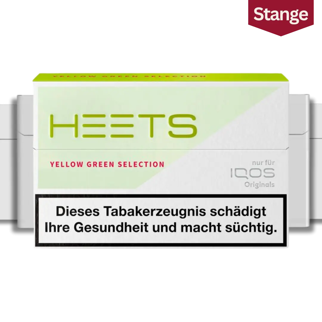 IQOS Heets Tabaksticks Yellow Green Selection Stange