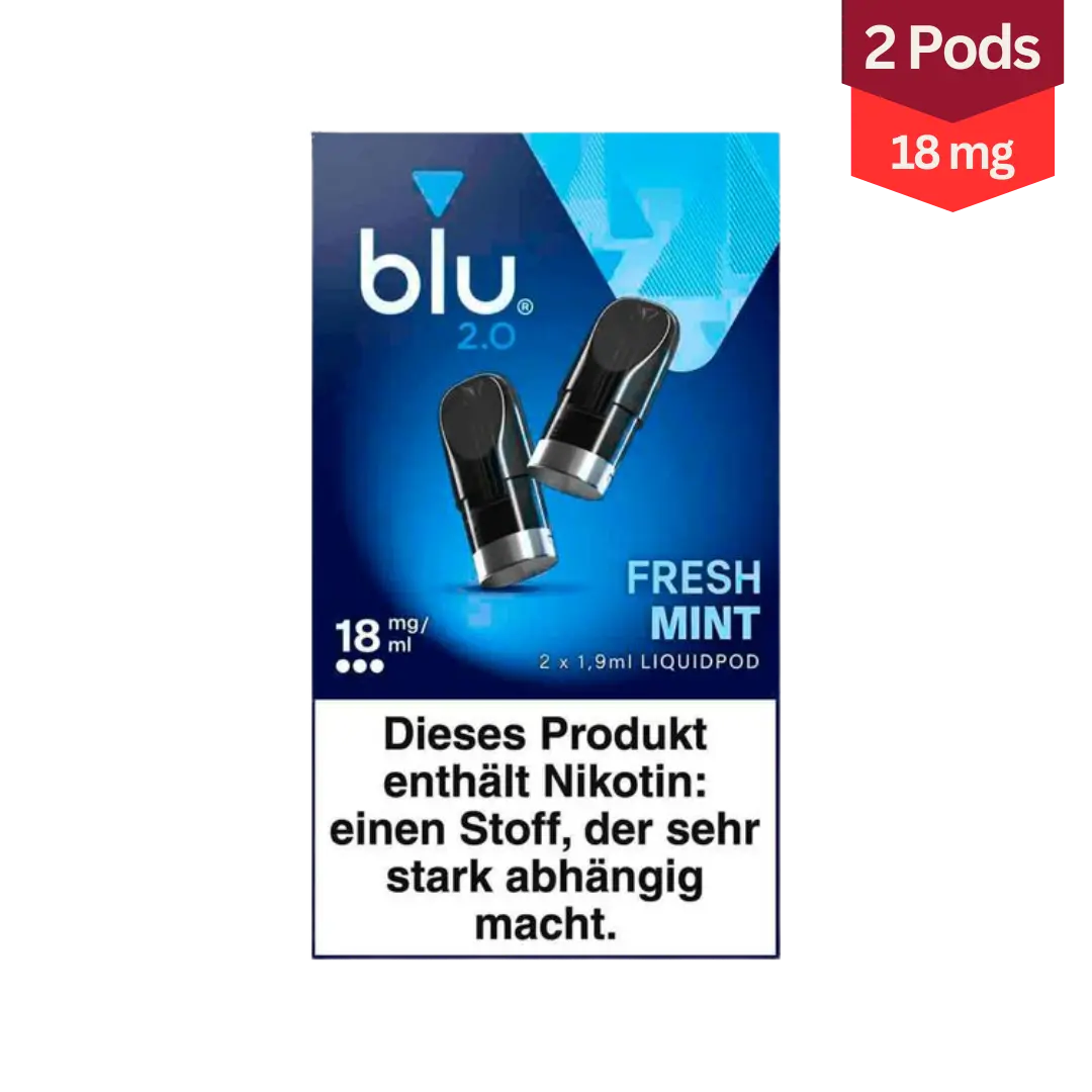 blu 2.0 Pods Vape Fresh Mint 18mg