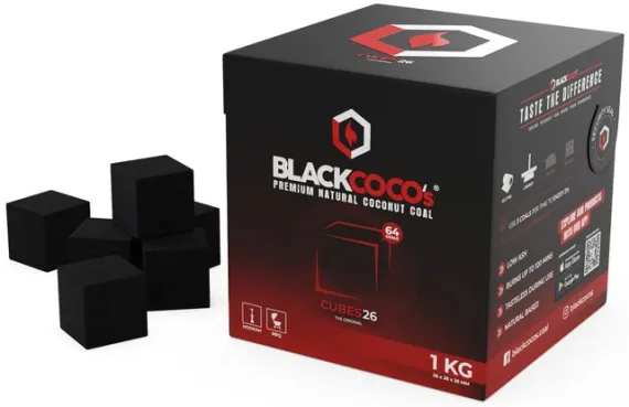 BlackCocos Shisha Kohle Naturkohle 1kg