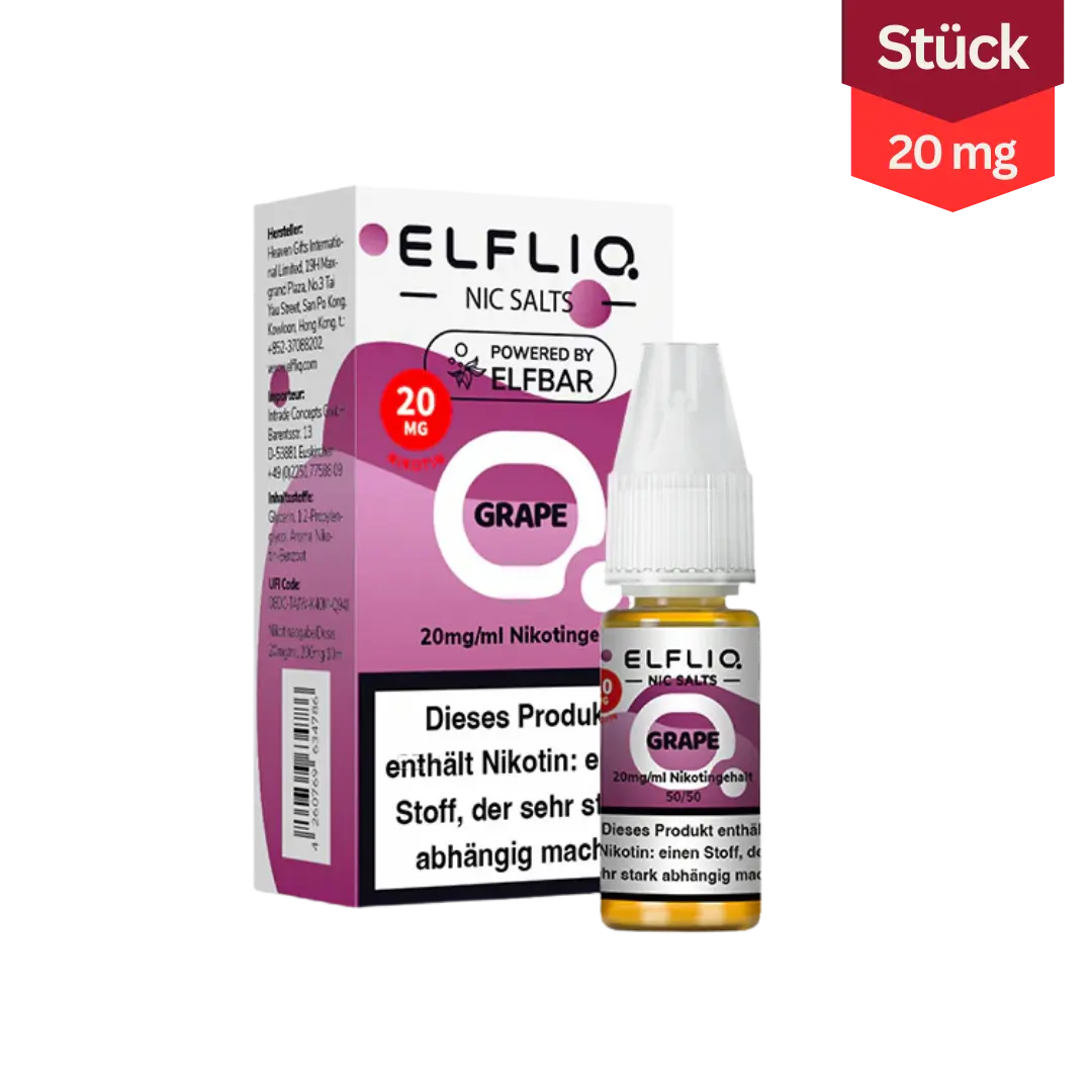 Elfliq Vape Liquid Grape