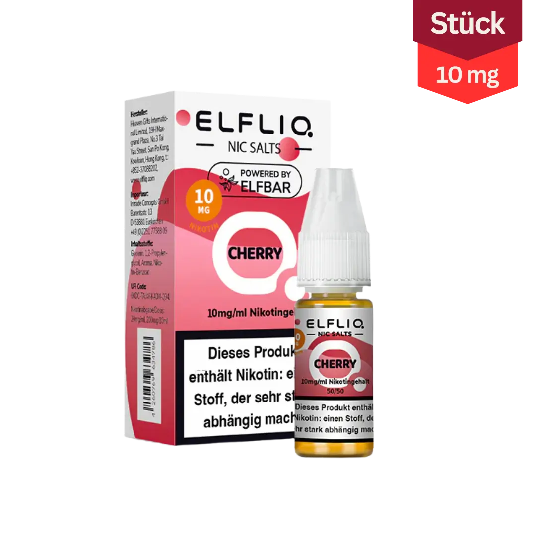 Elfliq Vape Liquid Cherry 10mg