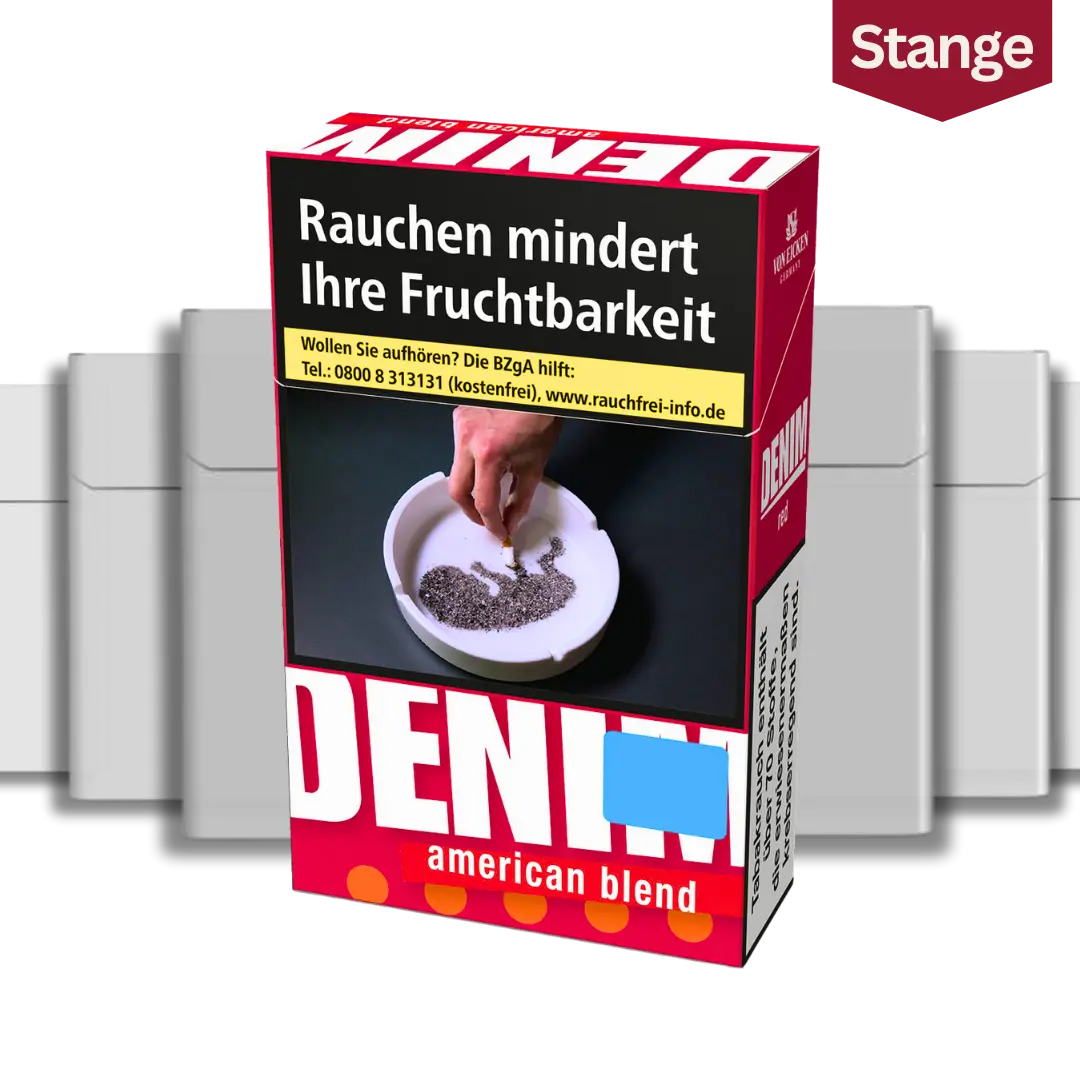 Denim Red Zigaretten Stange