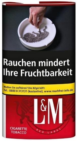 L&M Tobacco Tabak 30g Pouch (Drehtabak / Feinschnitt)