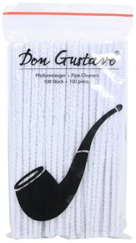 Don Gustavo Pfeifenreiniger weiß (100 Stück)