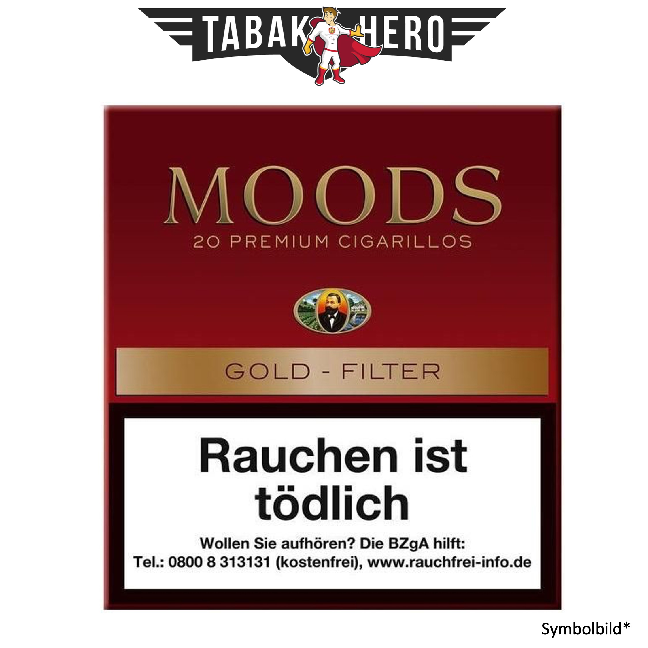 Dannemann Moods Gold Zigarillo Stange (10x20 Stück)