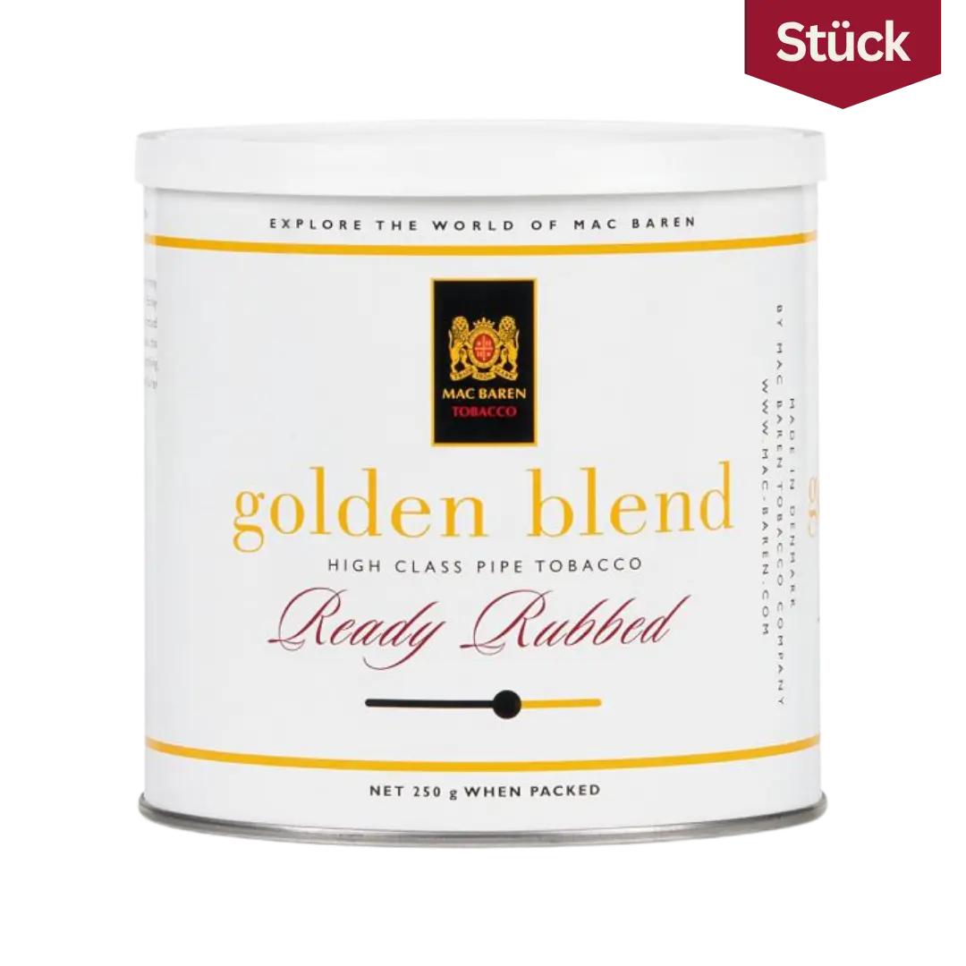 Mac Baren Golden Blend Tabak Pfeifentabak Dose (250g)