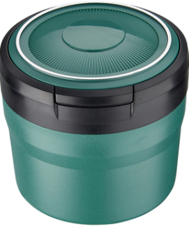 Champ Autoaschenbecher Aschenbecher mit LED Mini Grün