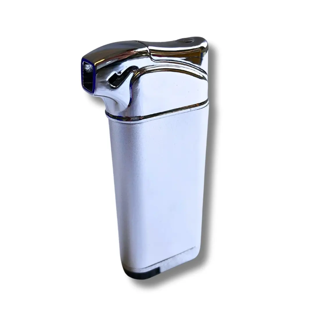 Zorr Pipa Pfeifenfeuerzeug Chrom Silber