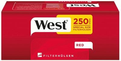 West Special  Zigarettenhülsen Stopfhülsen 250 Stück
