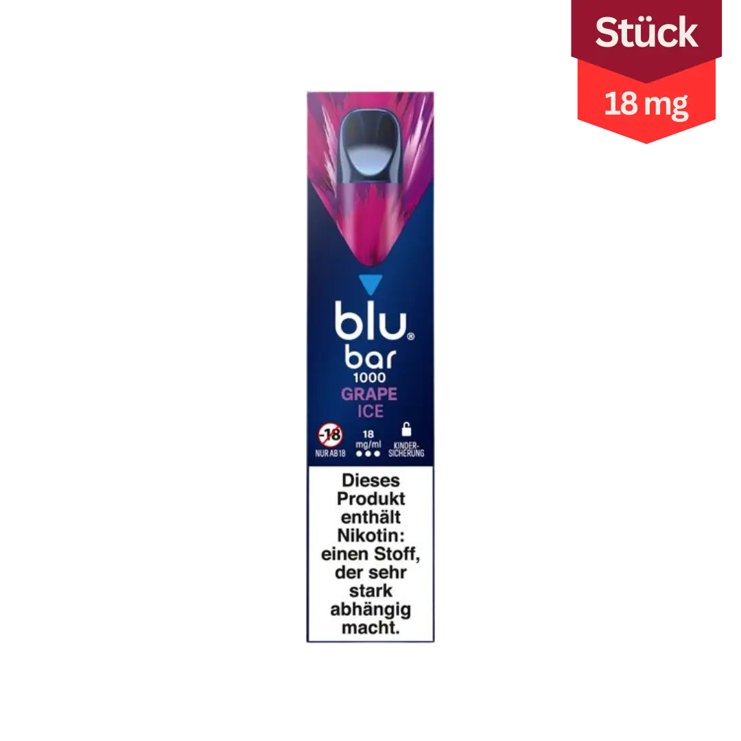 blu bar vape grape ice 18mg