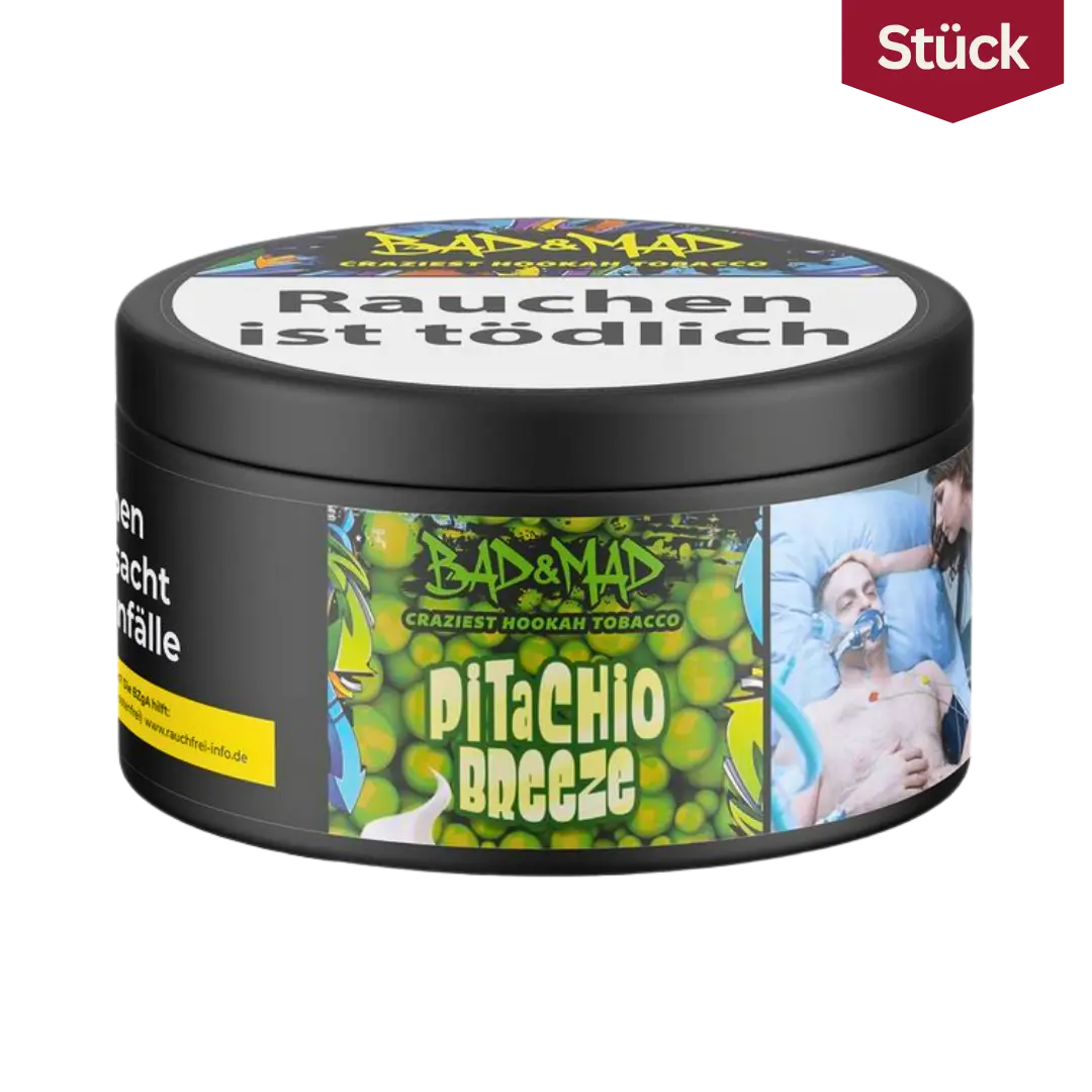 Bad Mad Pitachio Breeze Pistazie Vanille Tabak Shishatabak