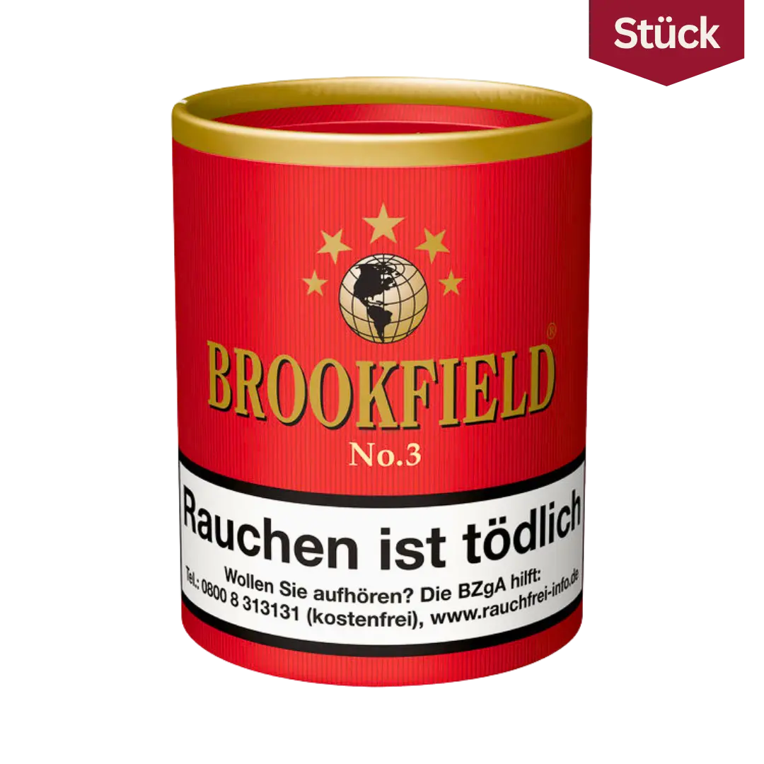 Brookfield No. 3 Tabak Pfeifentabak Dose Brookfield No. 3 Tabak Pfeifentabak Dose