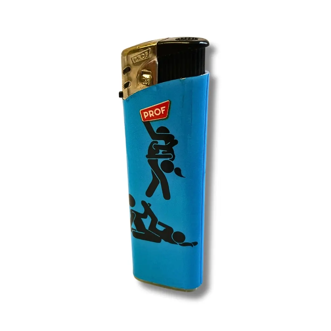 Prof Feuerzeug Elektro Kama Sutra Blau