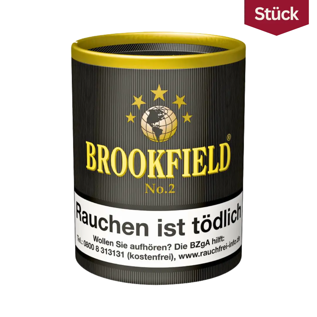 Brookfield No. 2 Tabak Pfeifentabak Dose