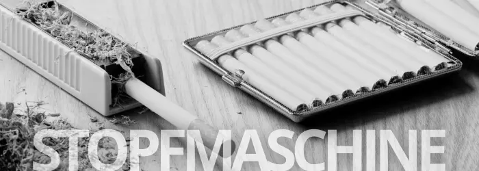 Zigaretten Stopfmaschine Banner Mobile