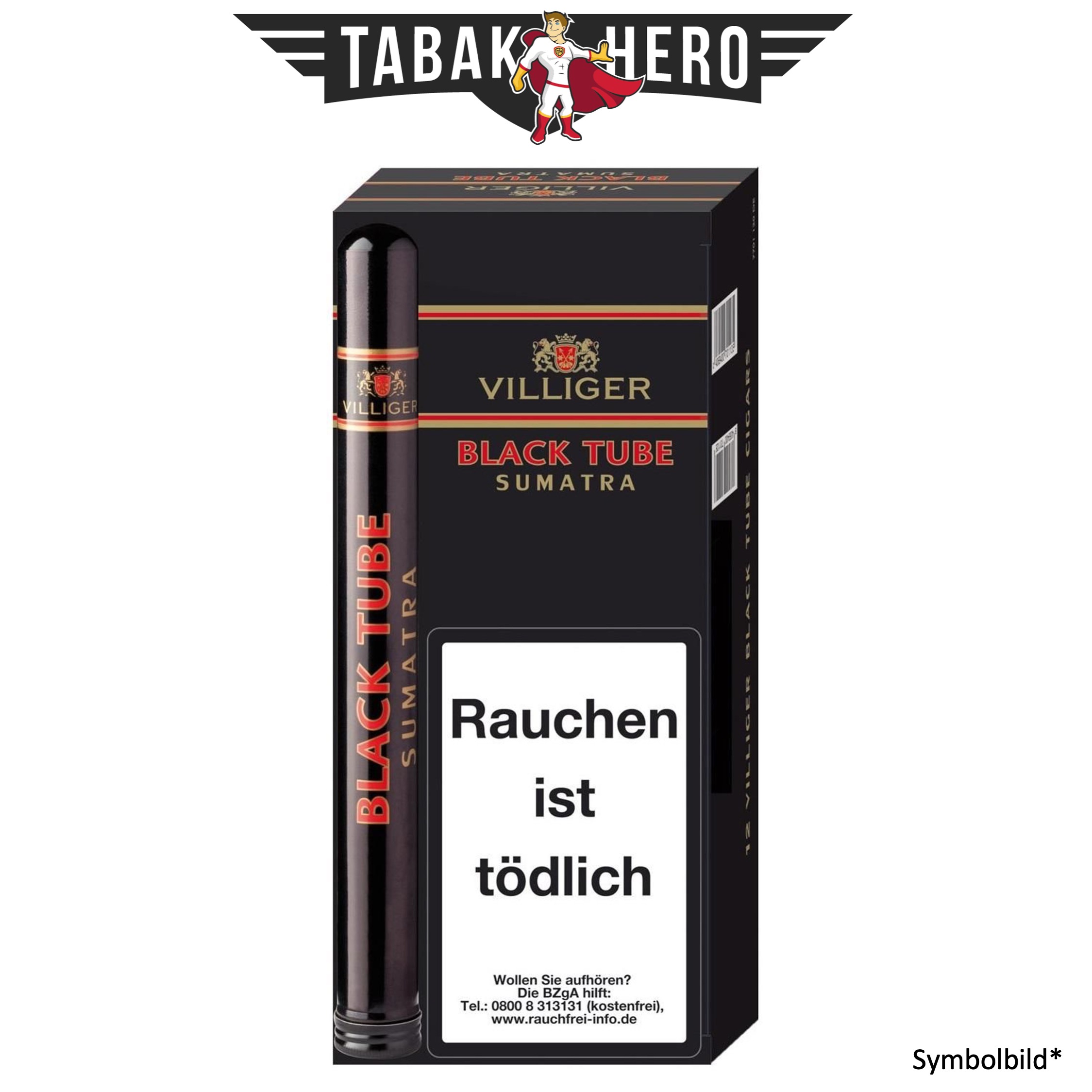 Villiger Black Tube Sumatra (12 Zigarren)