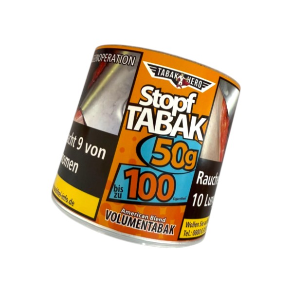 Günstige Tabak Tabakhero Stopf-Dose 50g