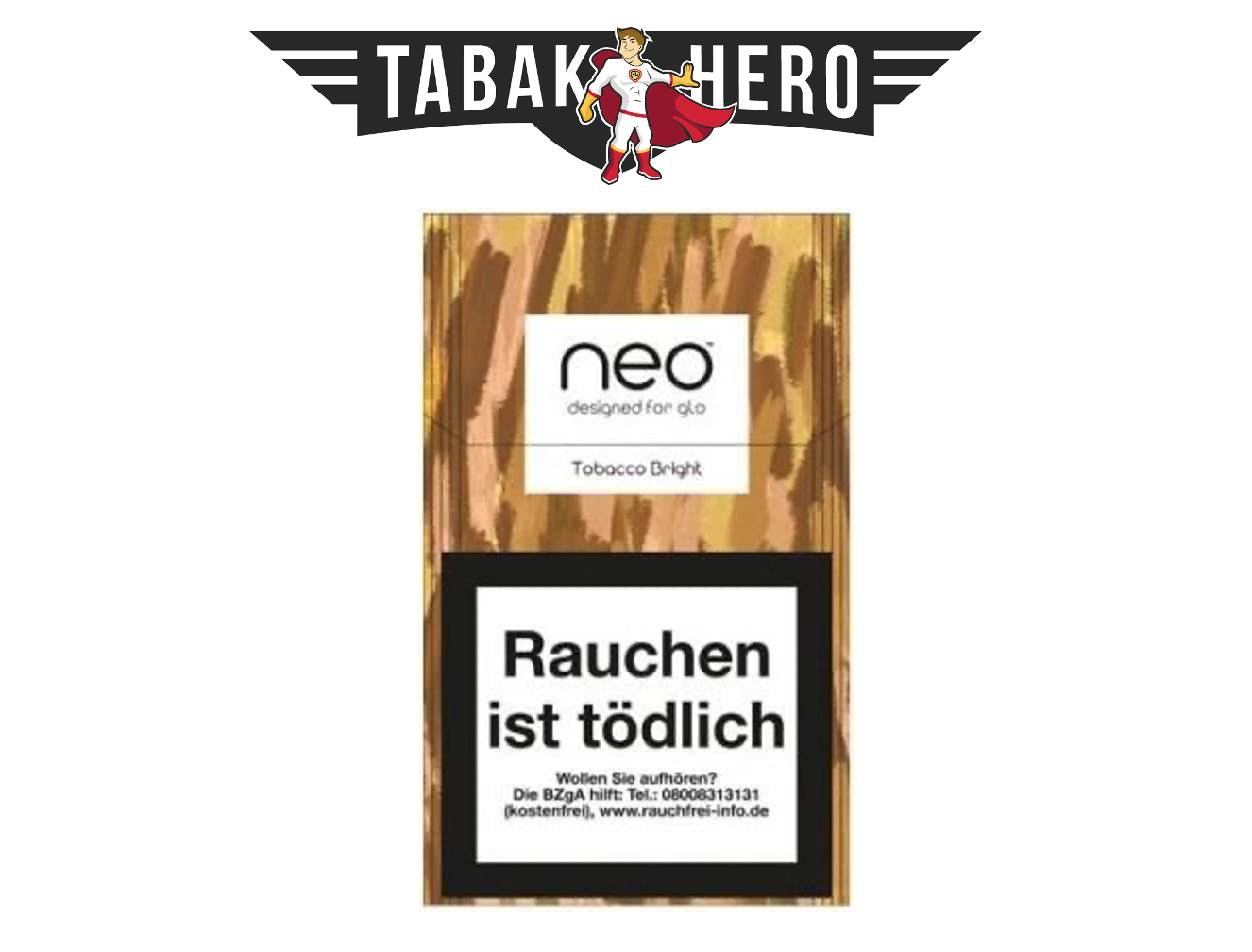 neo Sticks Bright Tobacco  für Glo Tabakerhitzer - Tabaksticks