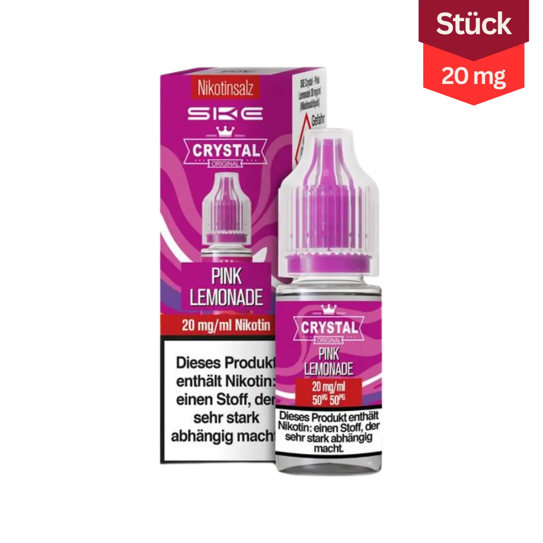 SKE Crystal Vape Liquid Pink Lemonade 20mg