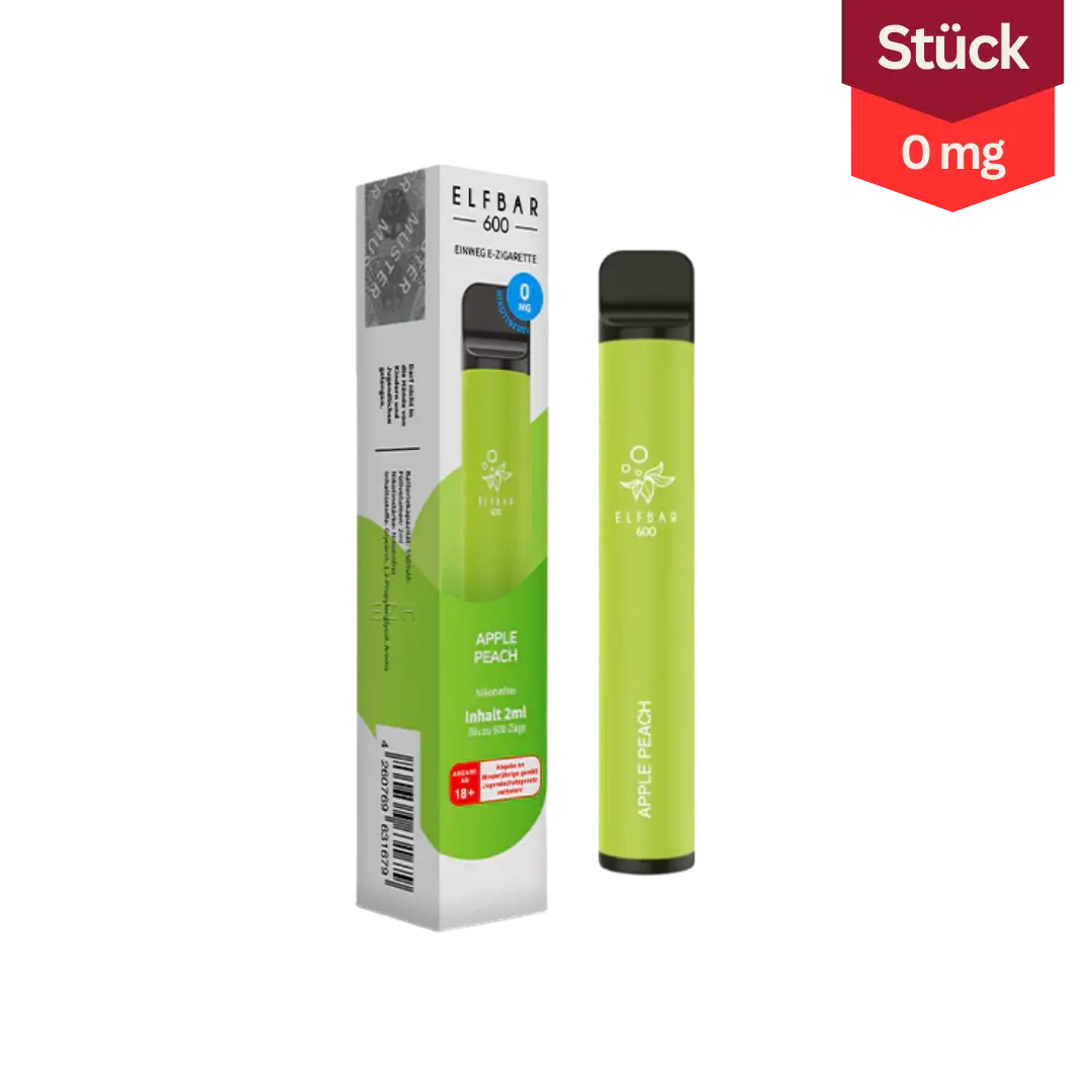 Elfbar 600 Apple Peach nikotinfrei